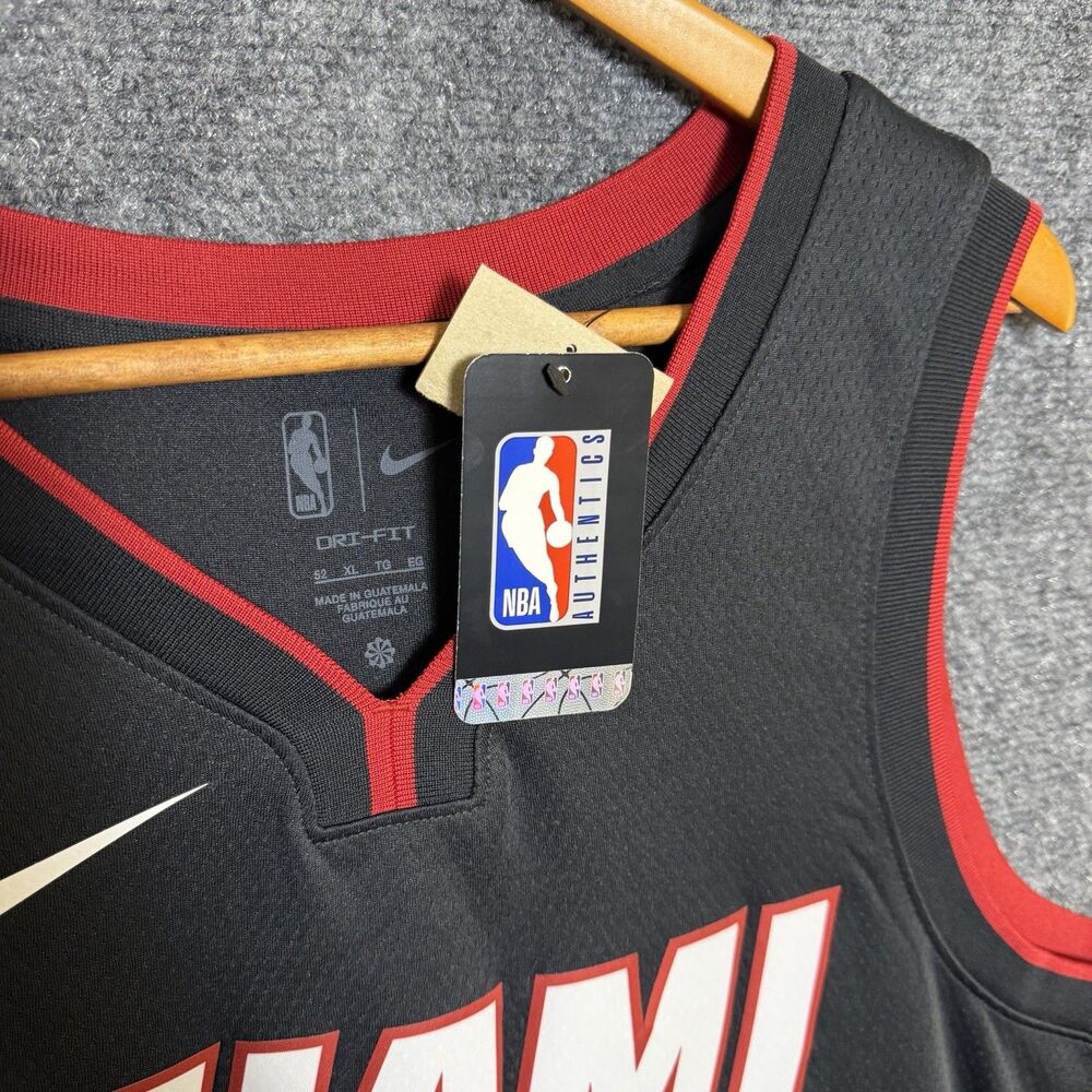 NWT Nike NBA Miami Heat Jimmy Butler #22 Jersey Black Red Size 52 XL Swingman - Picture 4 of 9